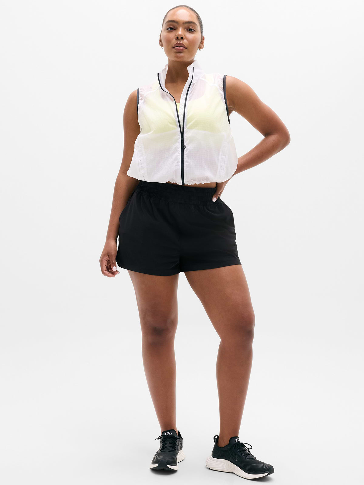 Weekender High Rise 3" Run Short - Black