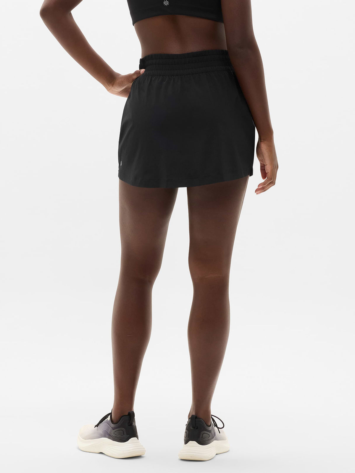 Weekender High Rise 14" Run Skort - Black
