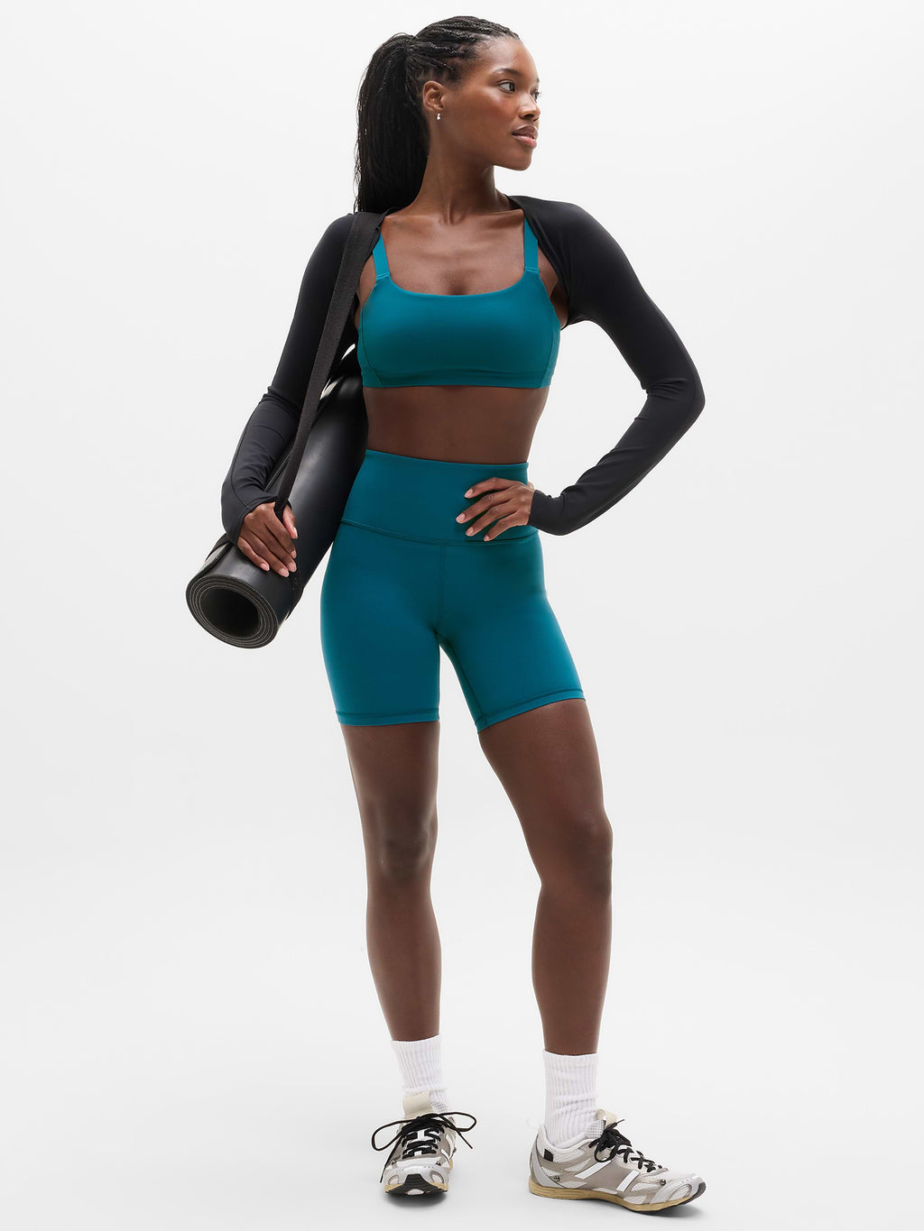Elation Ultra High Rise 7" Short - Coastal Teal