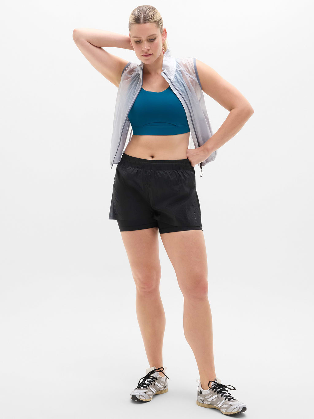 Fast Route Hybrid Run Short - Black