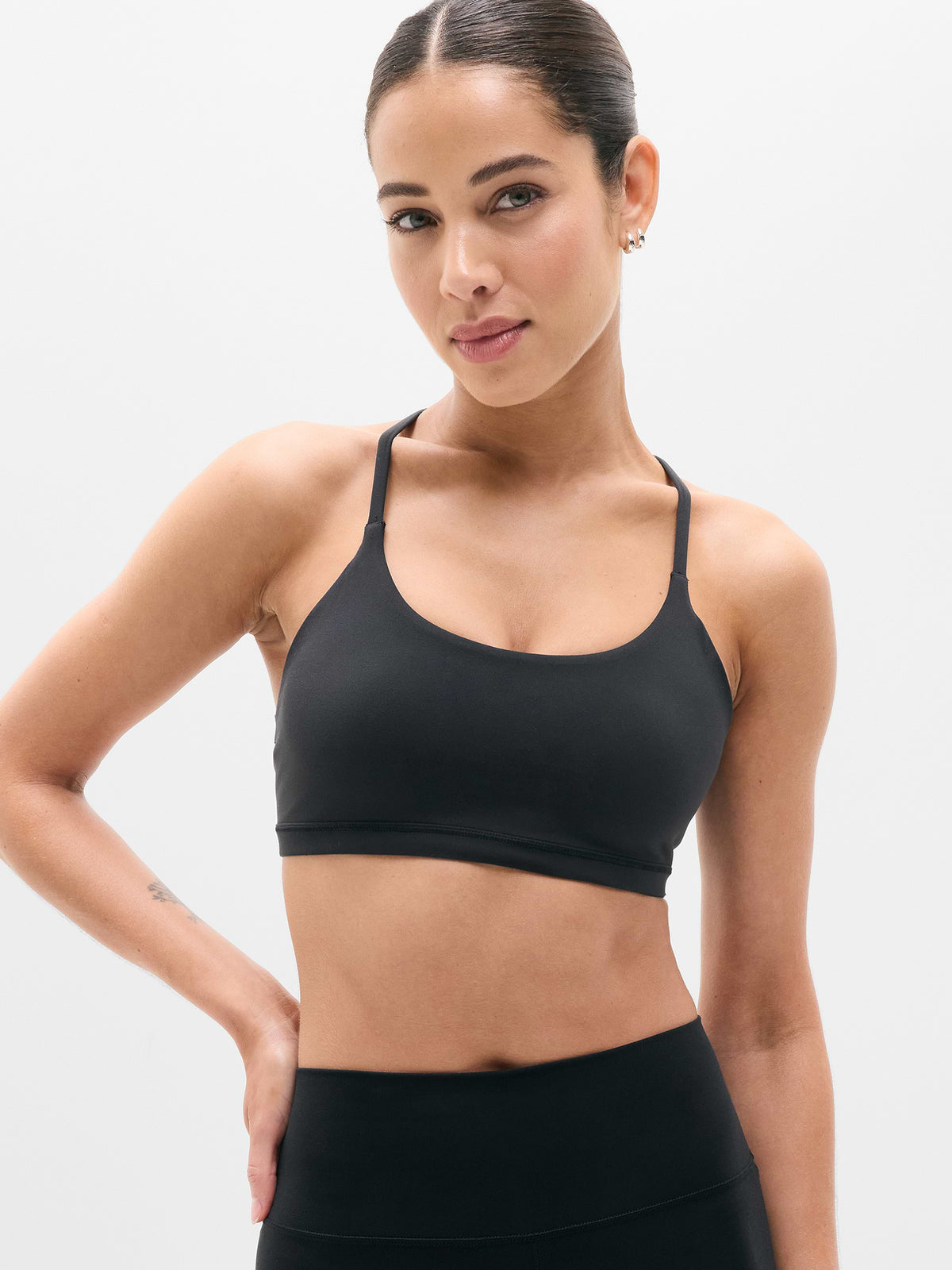 Transcend Scoop Sports Bra A-C - Black