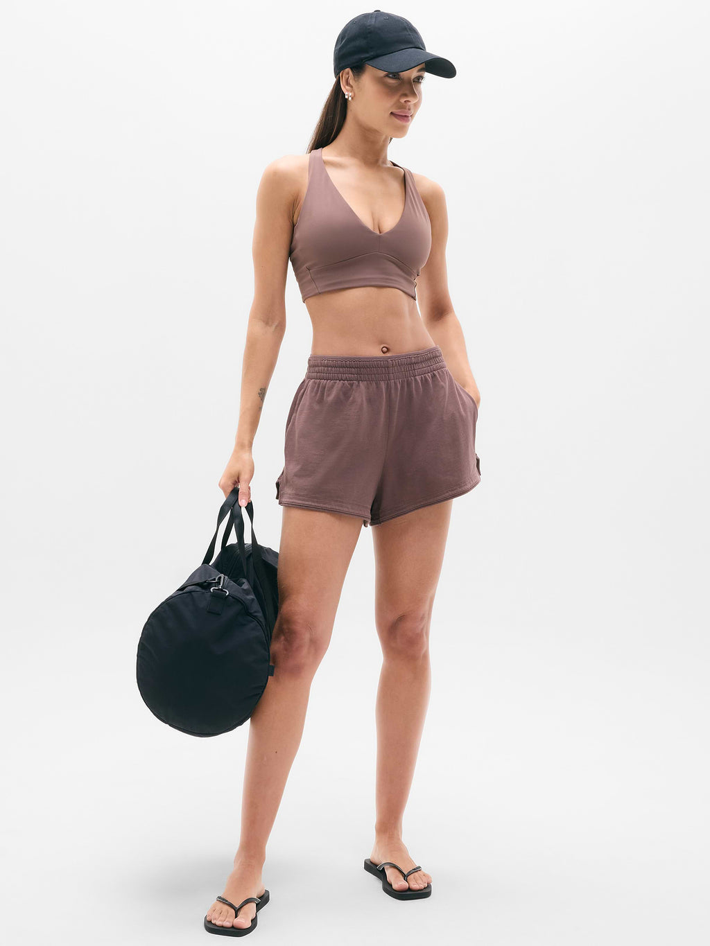 Transcend Longline Bra A-C - Driftwood