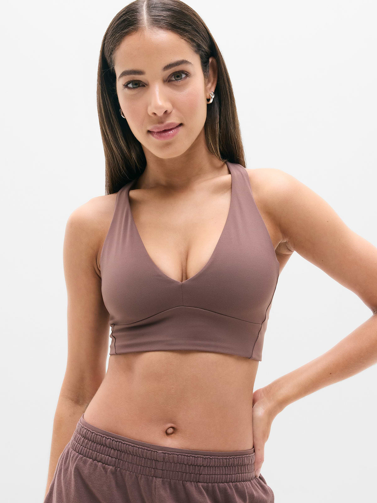 Transcend Longline Bra A-C - Driftwood
