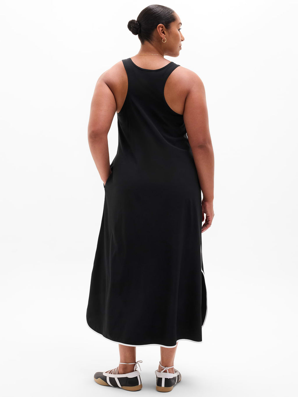 Journey Dress - Black/Bright White