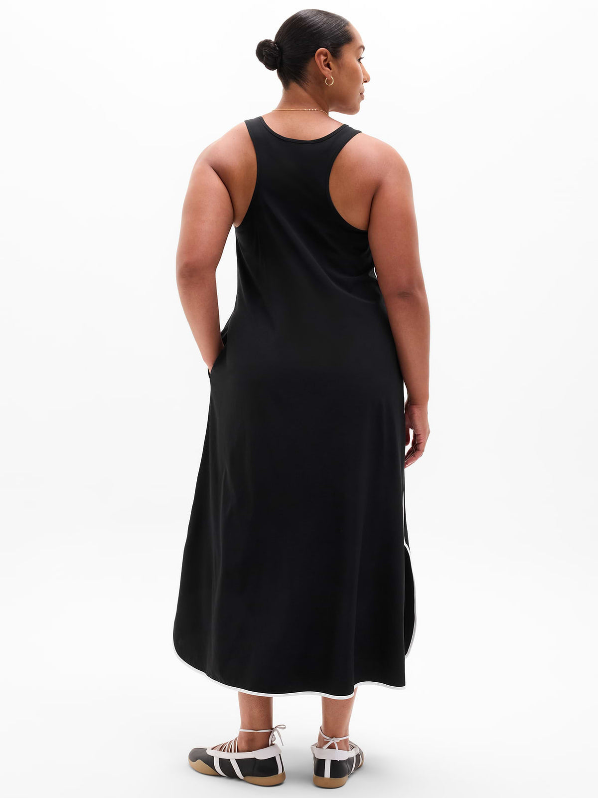 Journey Dress - Black/Bright White