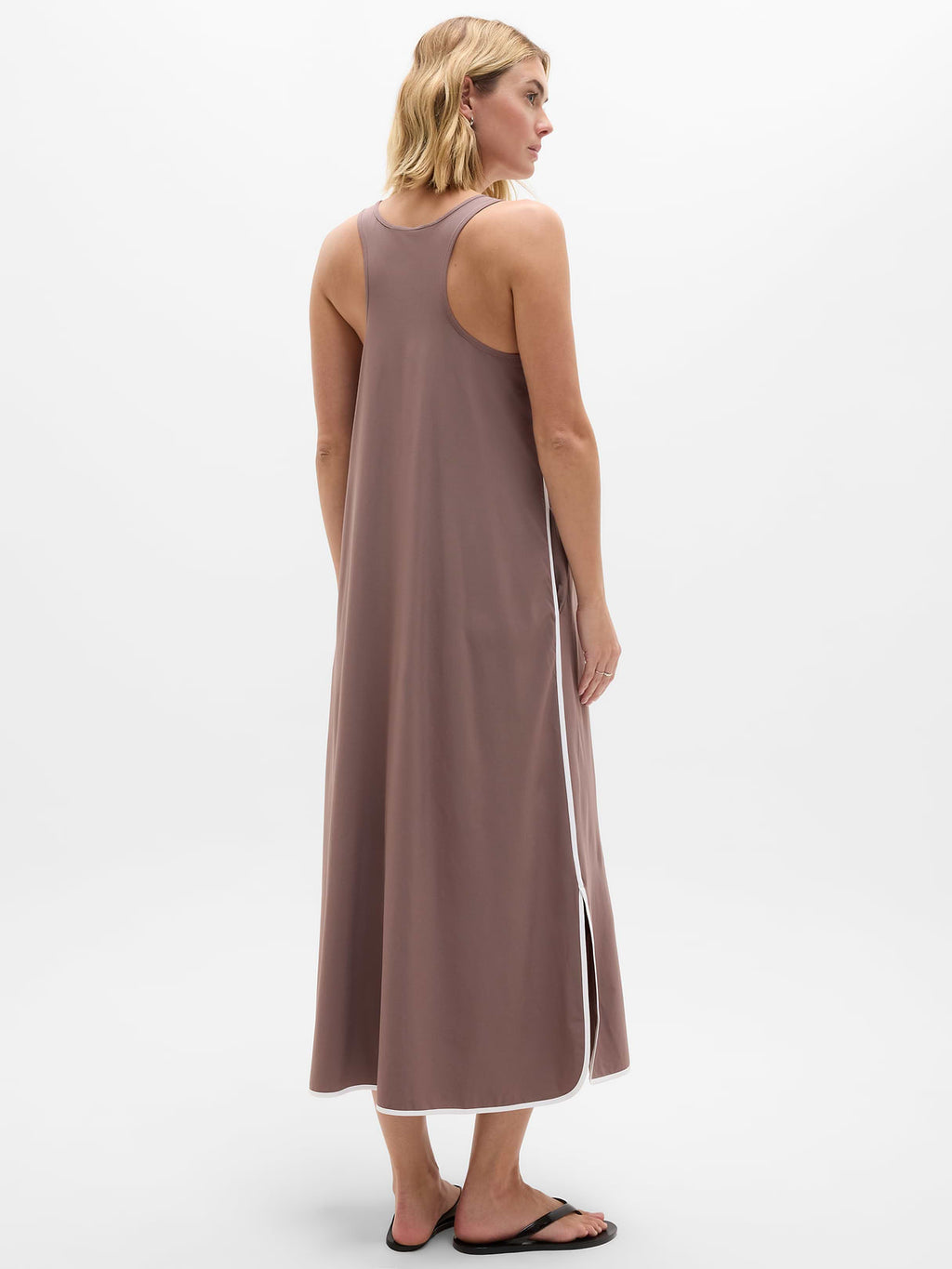 Journey Dress - Driftwood/White