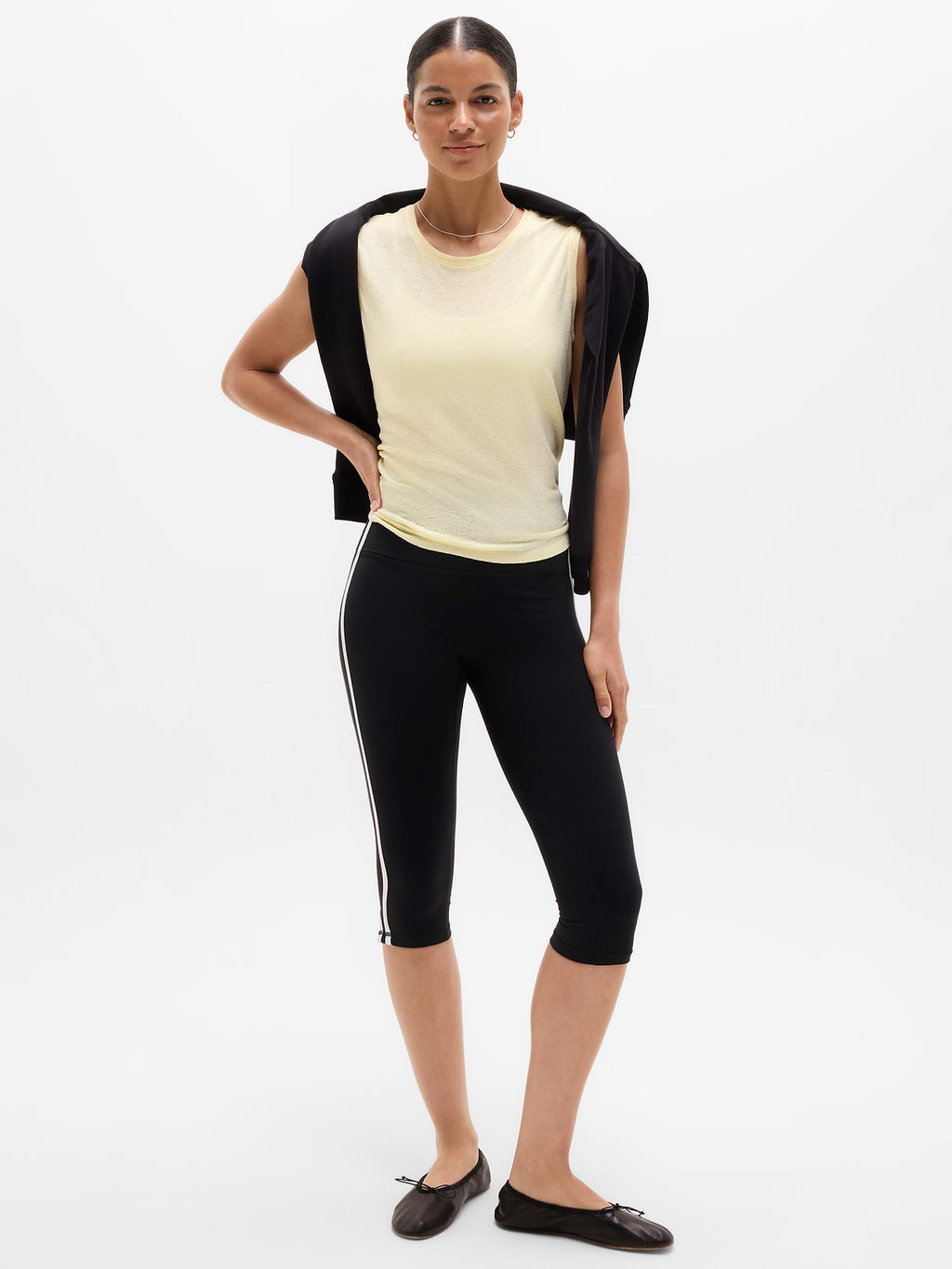 Getaway Linen Blend Muscle Tank - Solstice