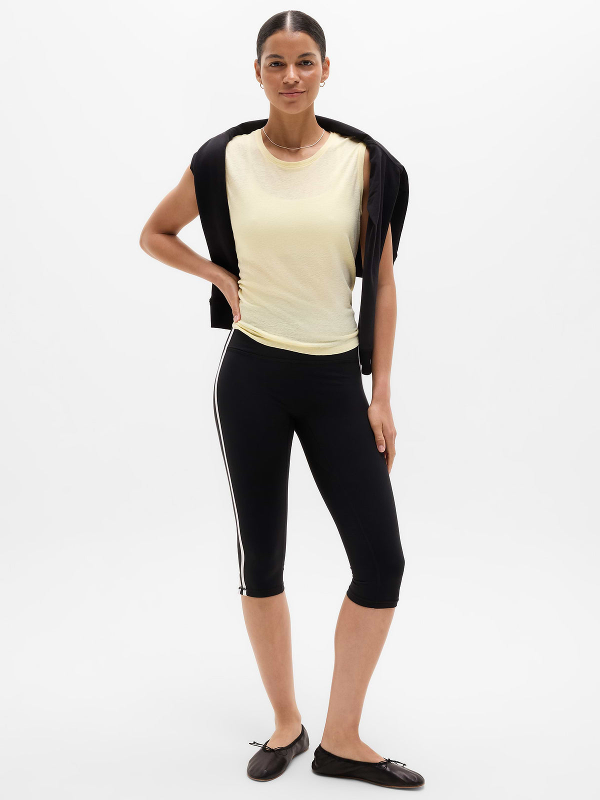 Getaway Linen Blend Muscle Tank - Solstice