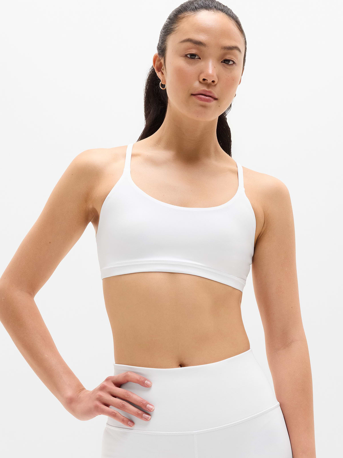 Transcend Scoop Sports Bra A-C - Bright White