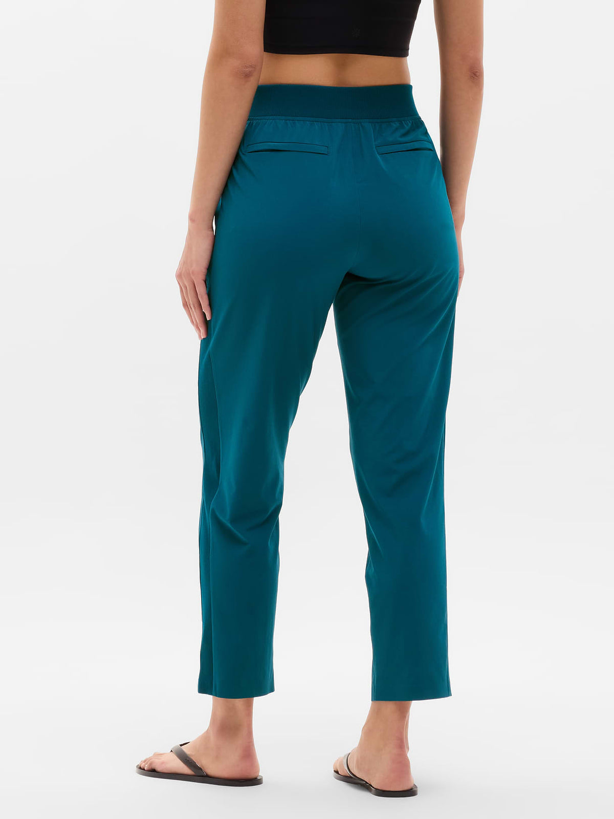 Brooklyn Mid Rise Ankle Pant - Coastal Teal