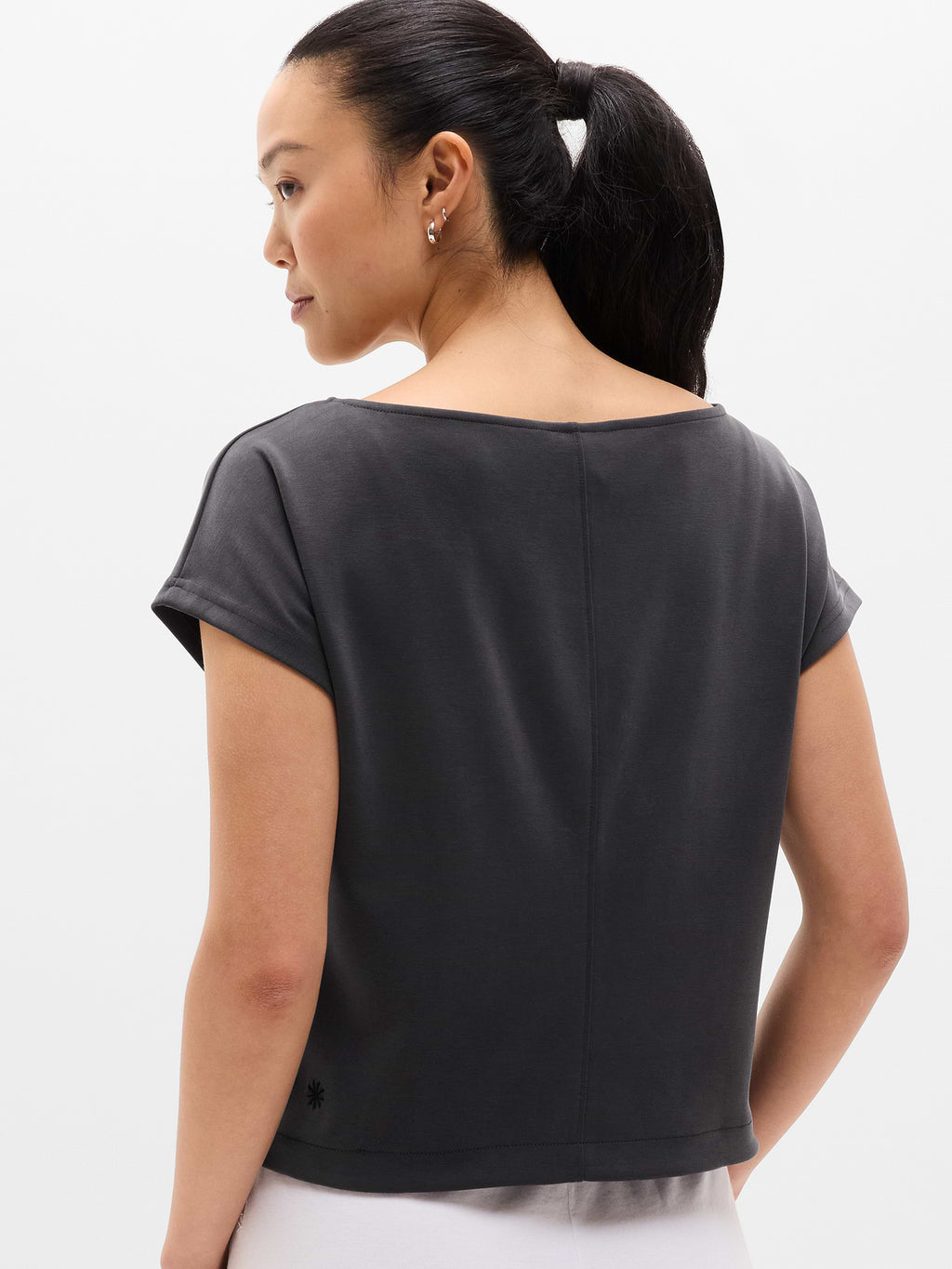 Seasoft Boat Neck Tee - Black