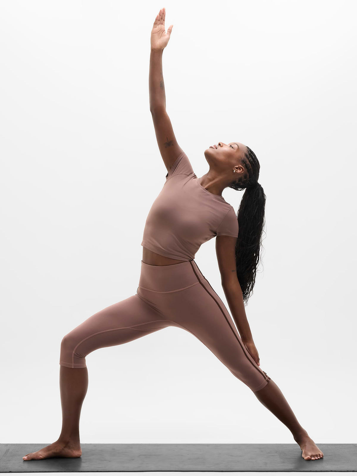 Transcend Open Back Top - Driftwood