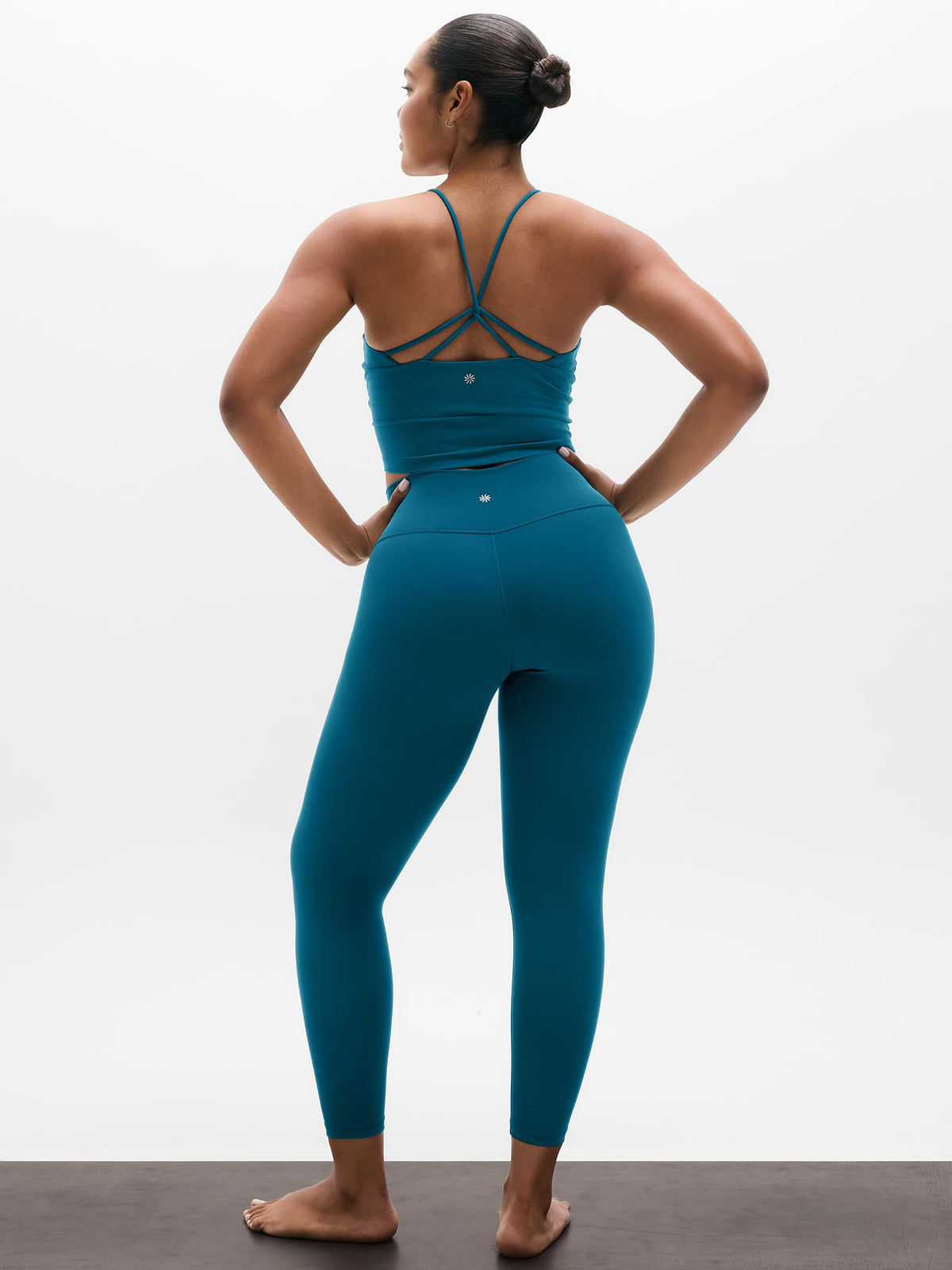 Transcend High Rise 7/8 Legging - Coastal Teal