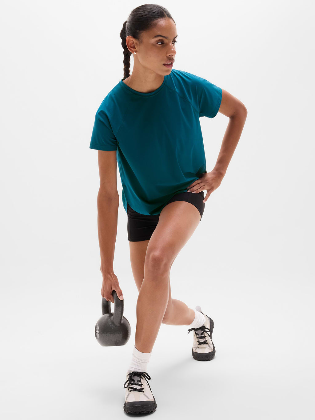 Ultimate Mesh Tee - Coastal Teal