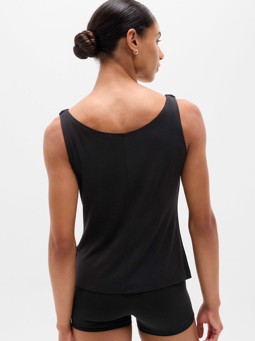 Dream Drape Tank - Black