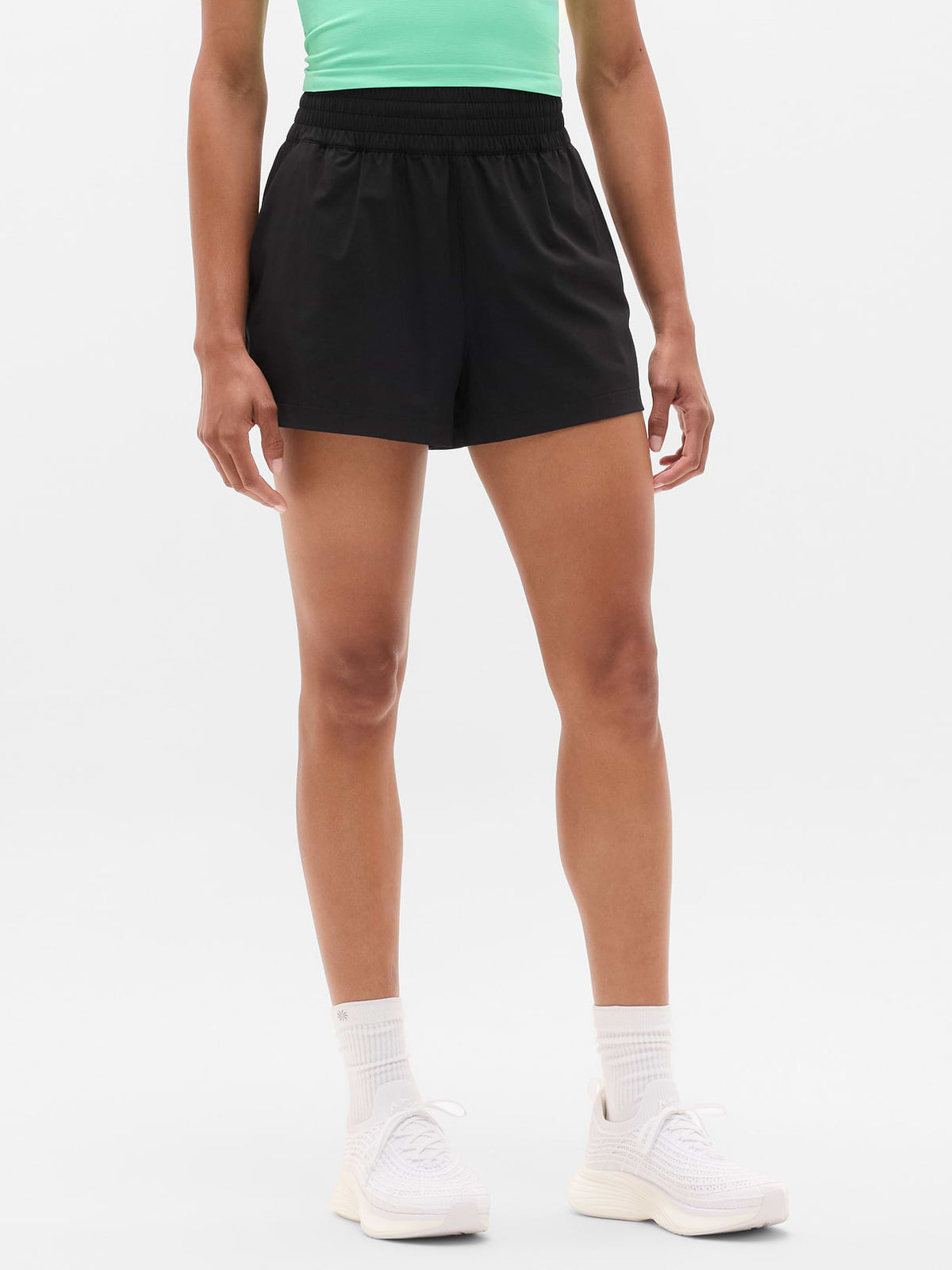 Weekender High Rise 3" Run Short - Black