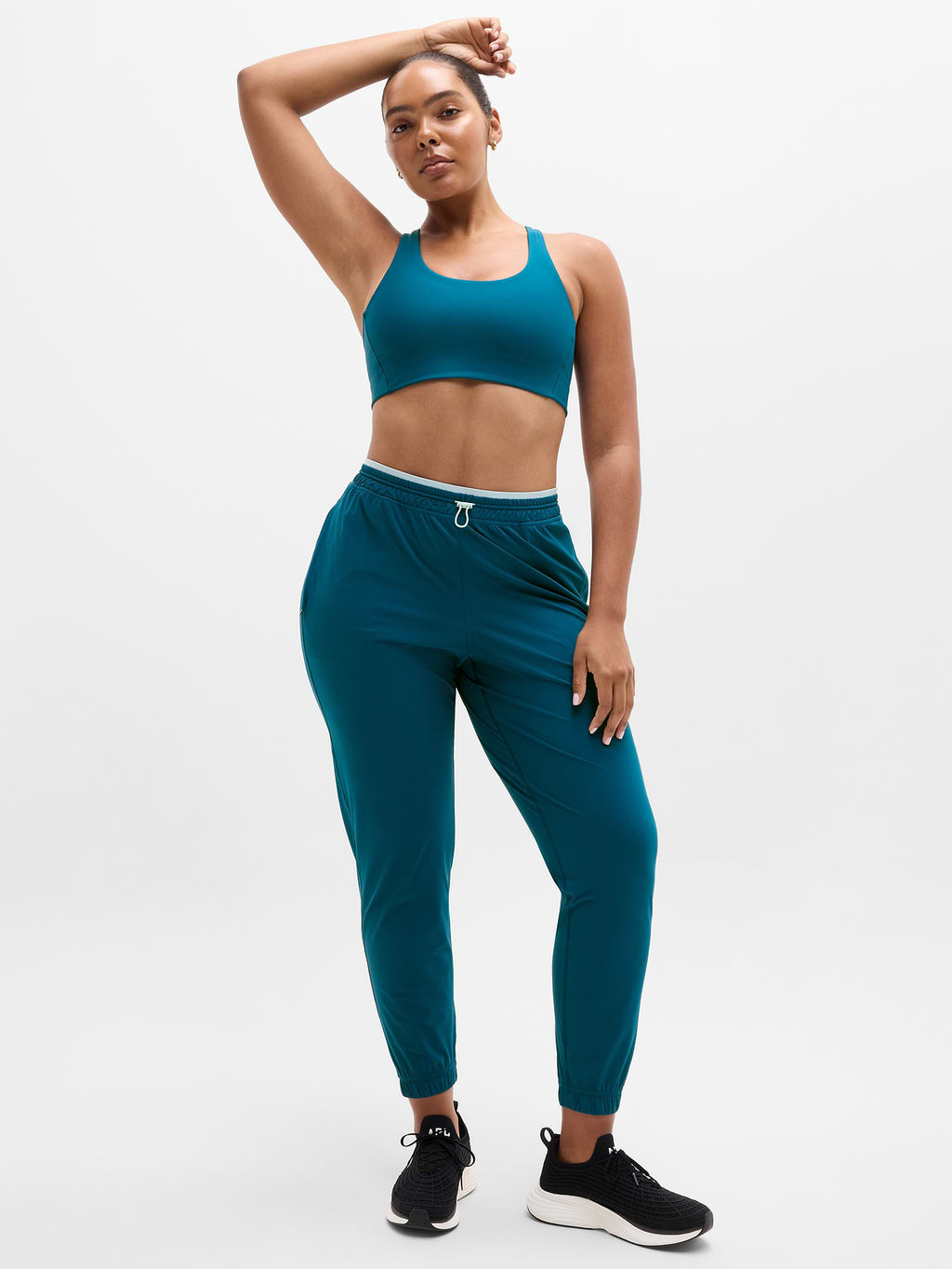 Crosstrain High Rise Jogger - Coastal Teal/Sky