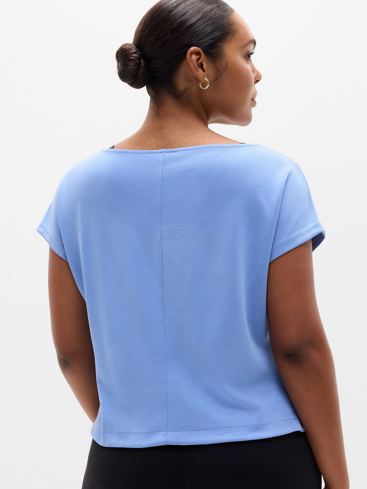 Seasoft Boat Neck Tee - Waterfall