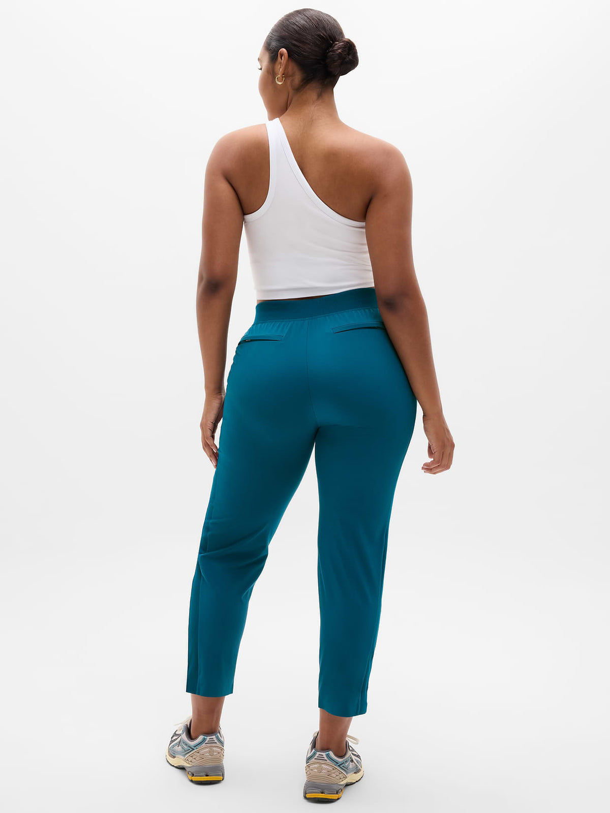 Brooklyn Mid Rise Ankle Pant - Coastal Teal