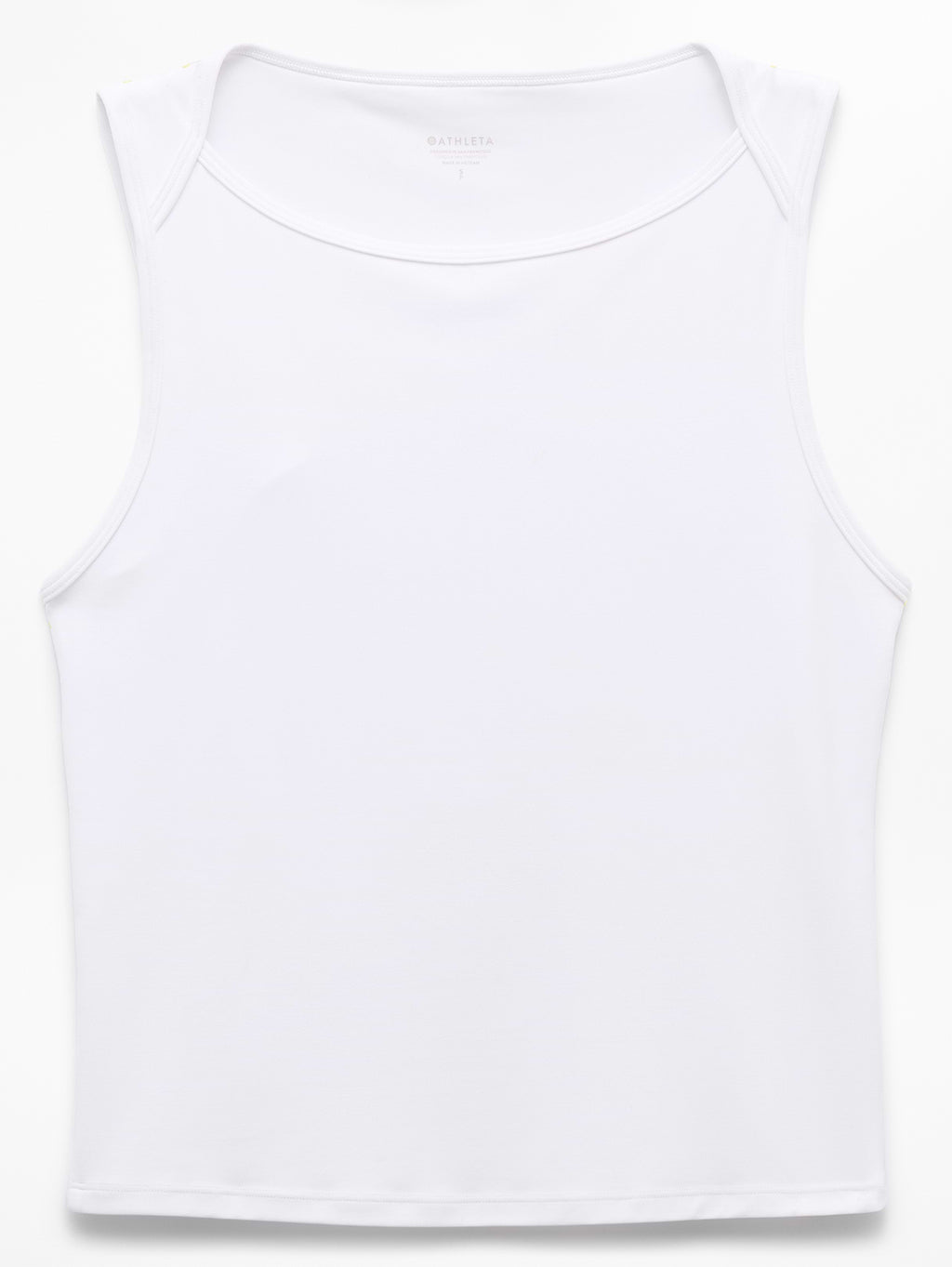 Transcend Open Back Muscle Tank - Bright White