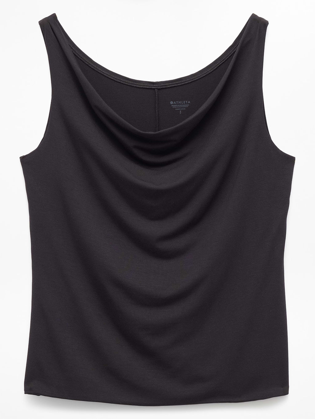 Dream Drape Tank - Black