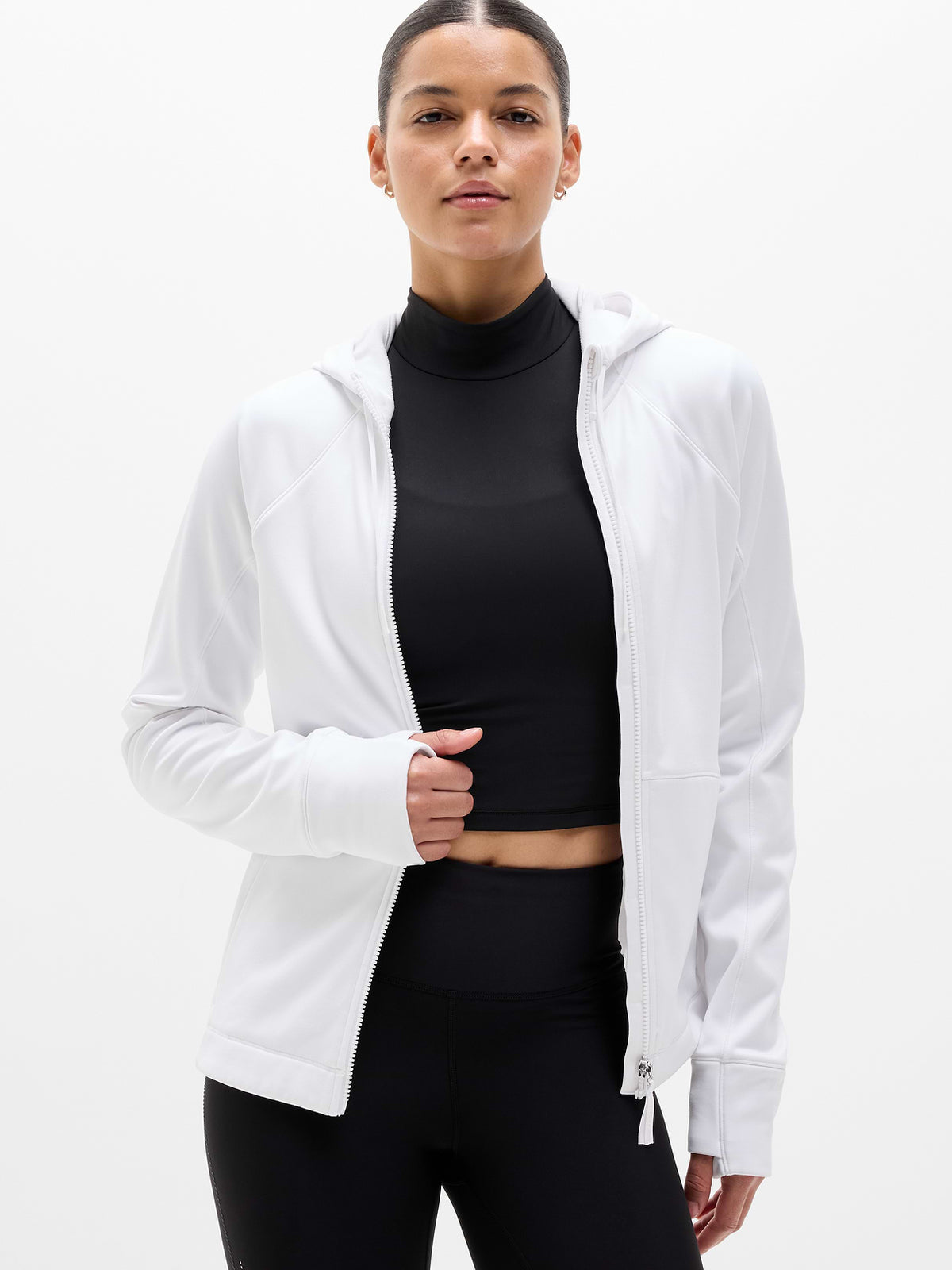 Unstoppable Fleece Lined Full Zip Jacket - Bright White
