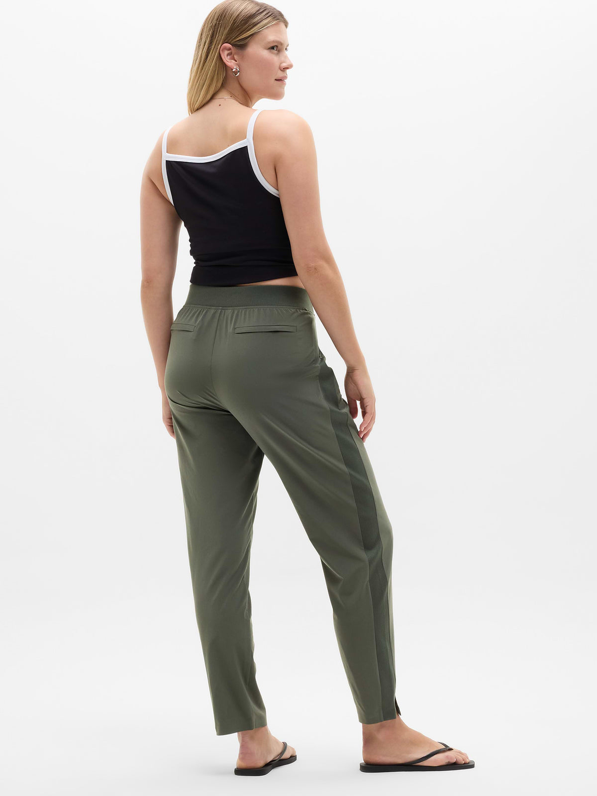 Brooklyn Mid Rise Ankle Pant - Jungle