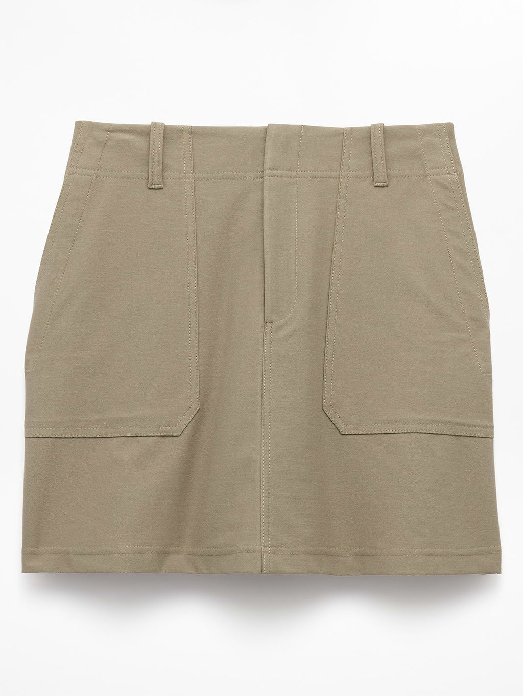Skyline Mid Rise Skirt - Perennial Olive