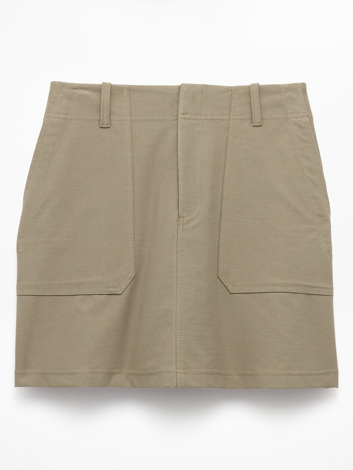 Skyline Mid Rise Skirt - Perennial Olive