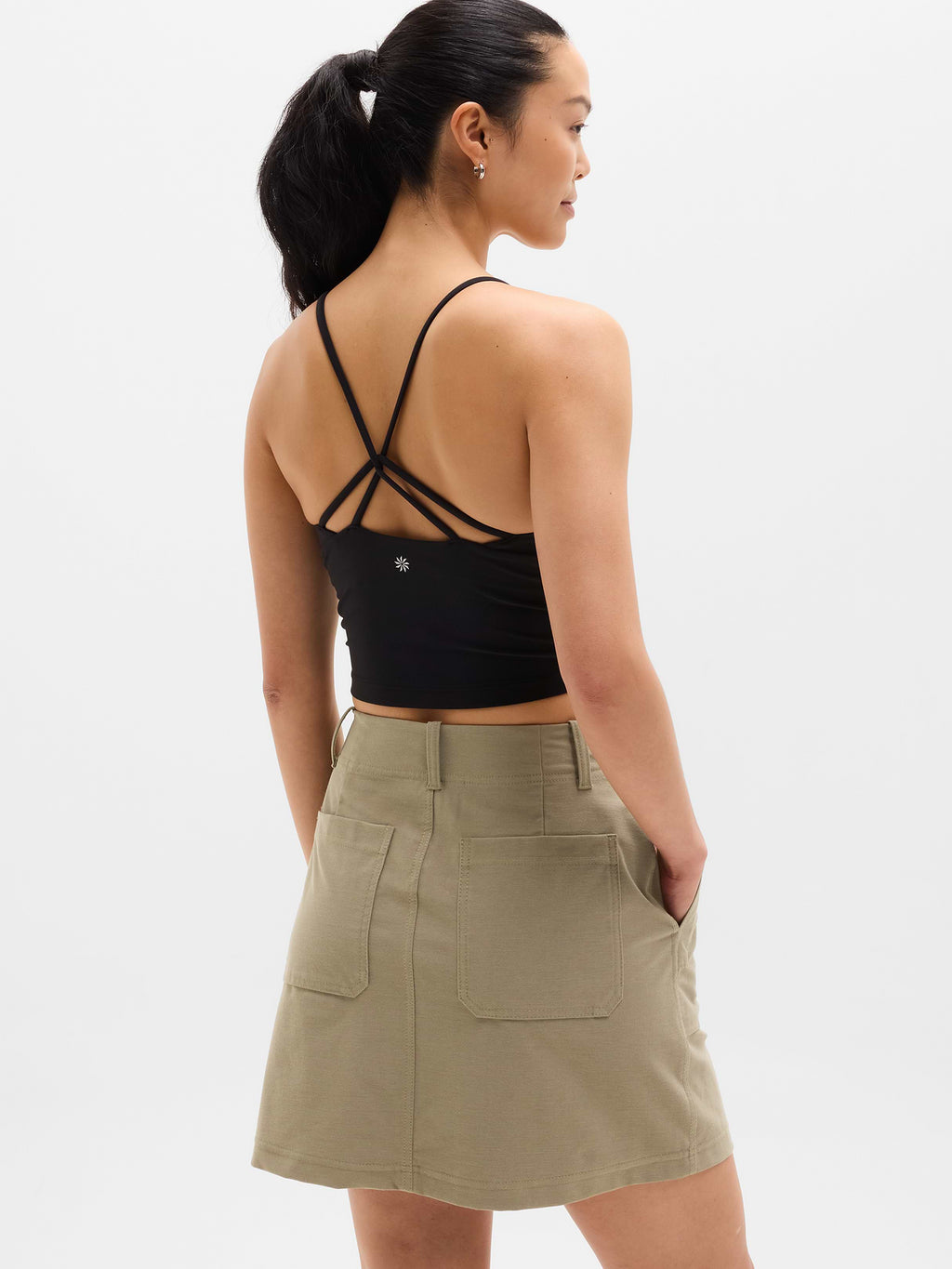 Skyline Mid Rise Skirt - Perennial Olive
