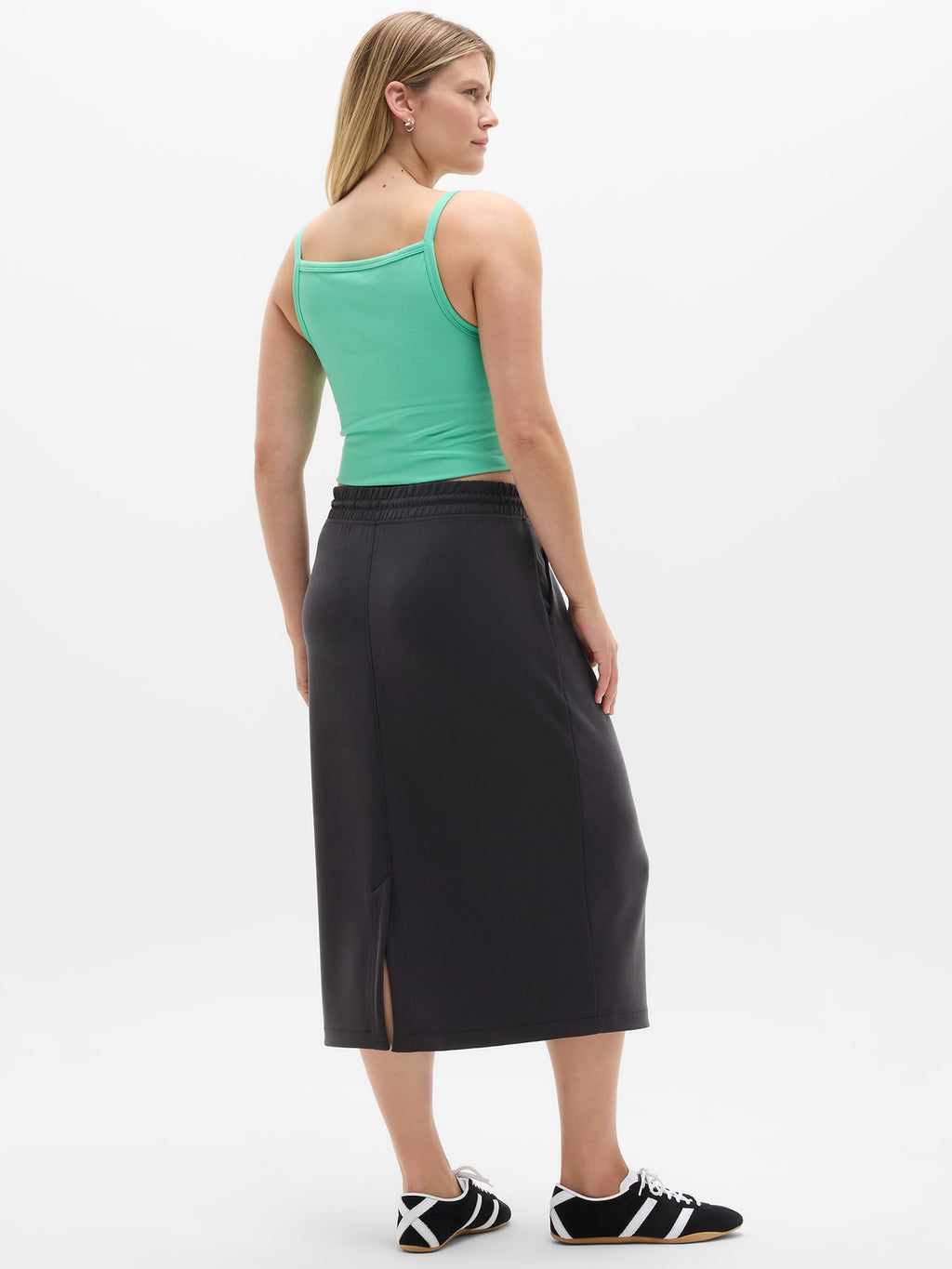 Seasoft Midi Skirt - Black
