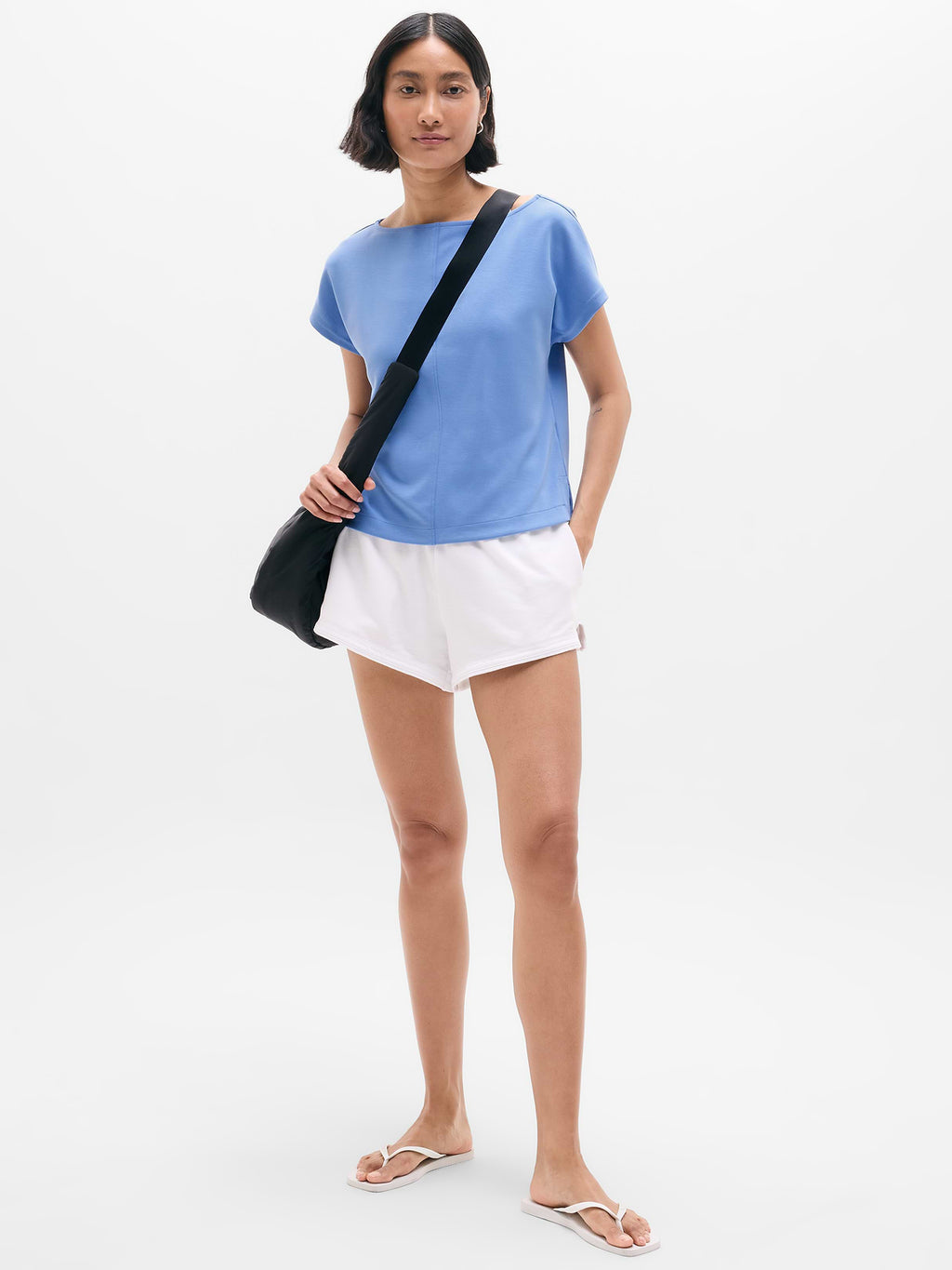 Seasoft Boat Neck Tee - Waterfall