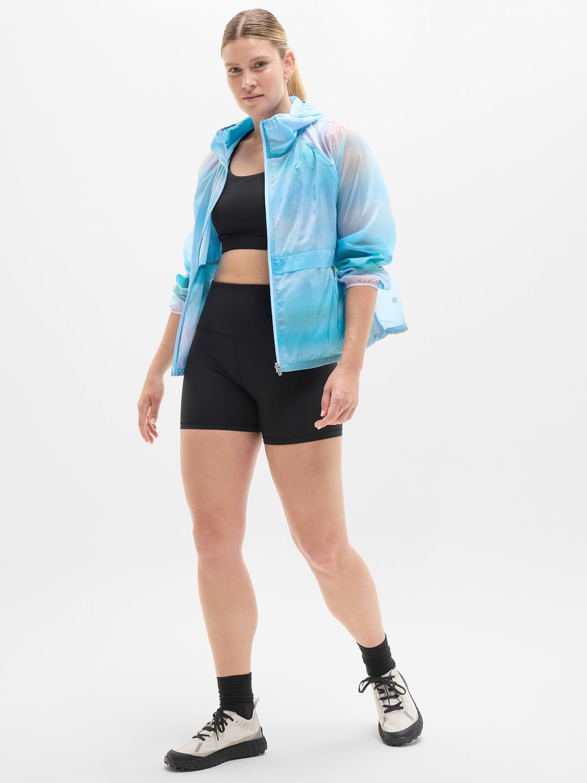 Bay Sheer Jacket - Landmark Abstract Sky