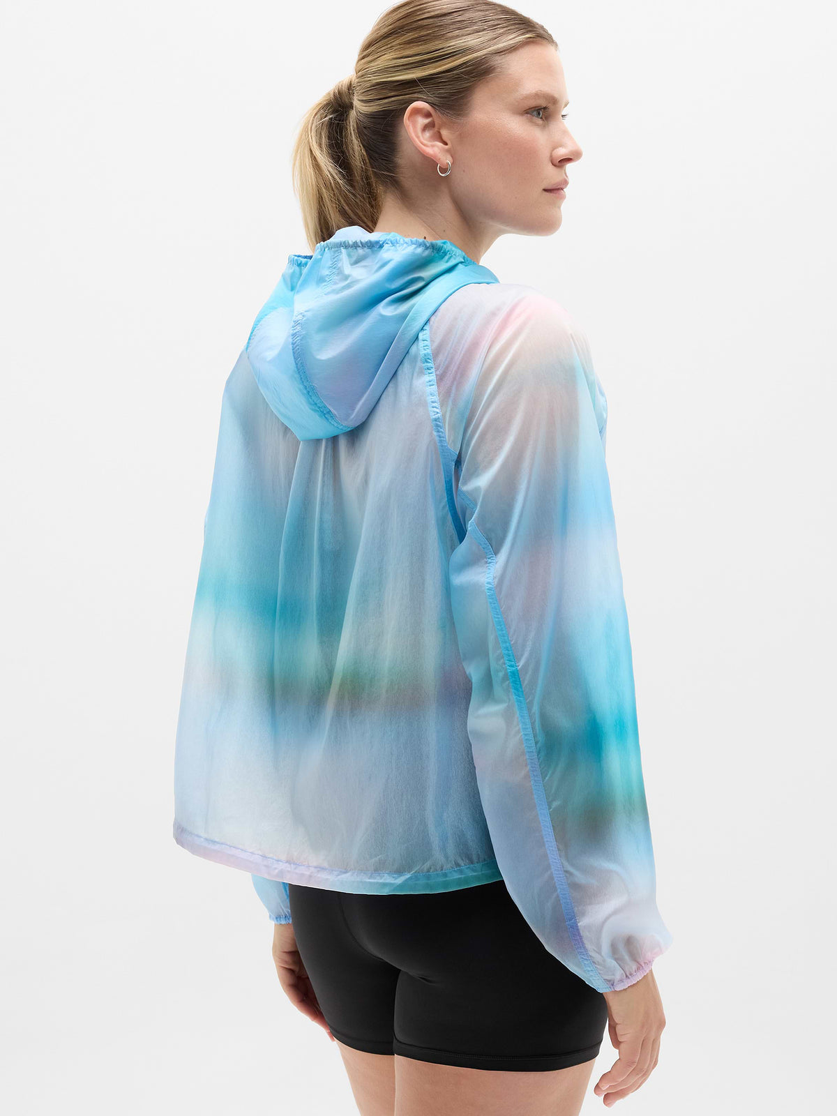 Bay Sheer Jacket - Landmark Abstract Sky