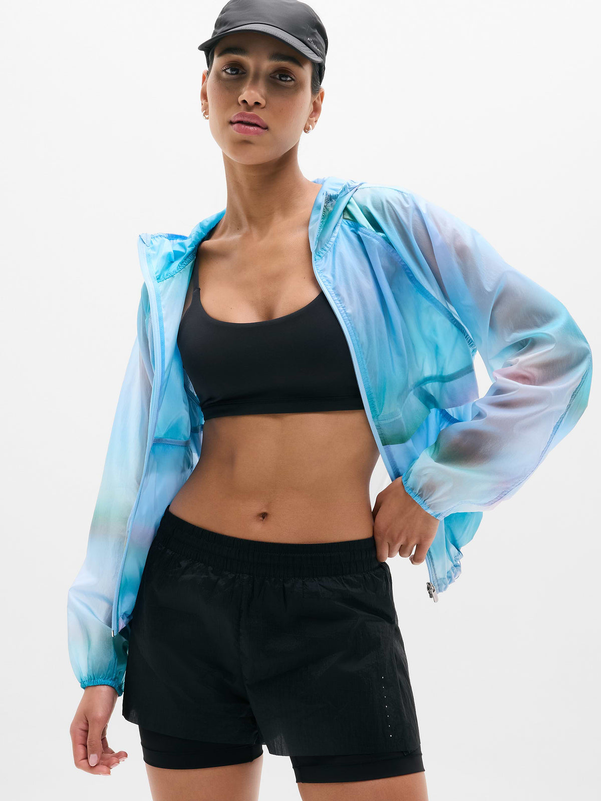 Bay Sheer Jacket - Landmark Abstract Sky