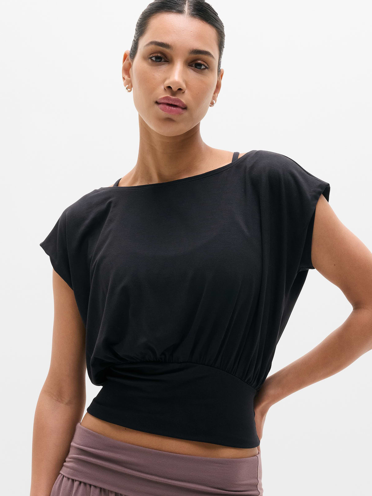 Dream Drape Tee - Black