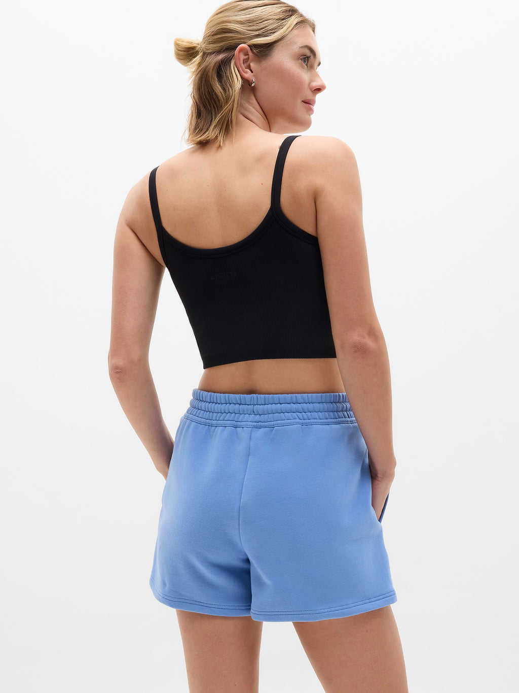 Forever Fleece Mid Rise 4" Short - Waterfall
