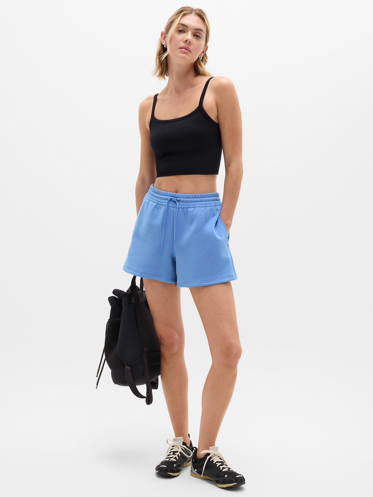 Forever Fleece Mid Rise 4" Short - Waterfall