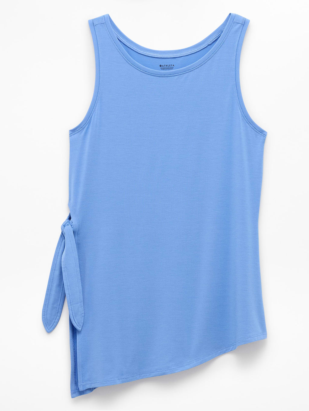 Move With Ease Asym Tie Tank - Waterfall