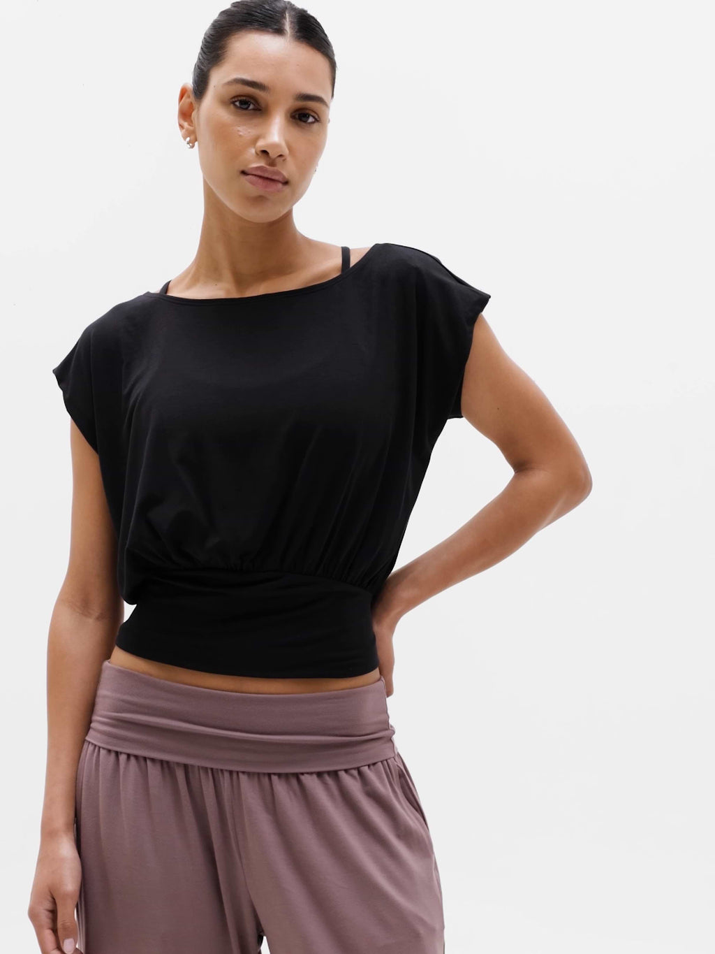 Dream Drape Tee - Black