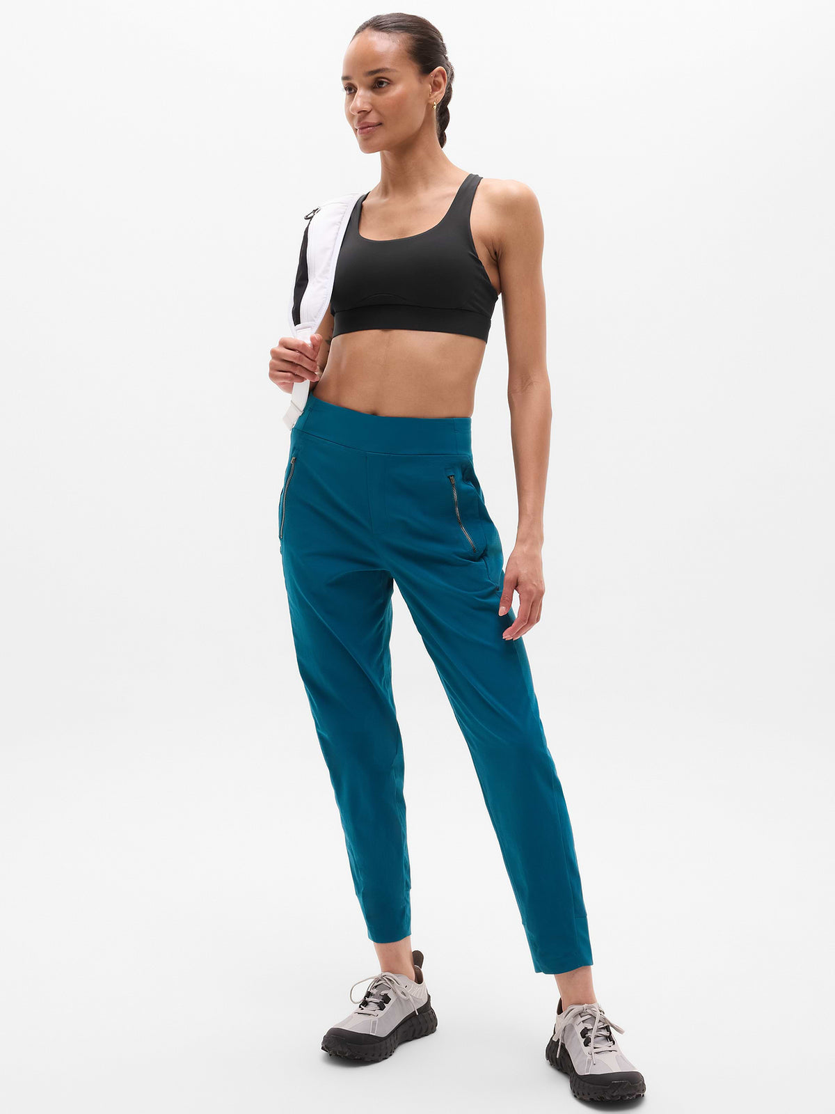 Trekkie North High Rise Jogger - Coastal Teal