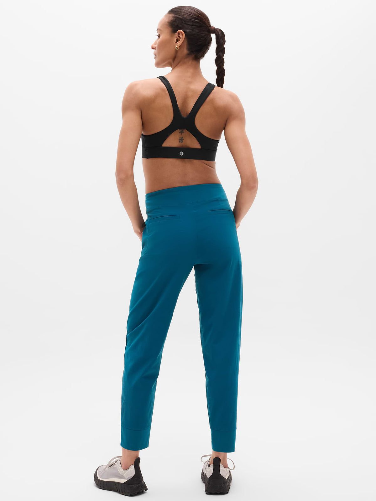 Trekkie North High Rise Jogger - Coastal Teal