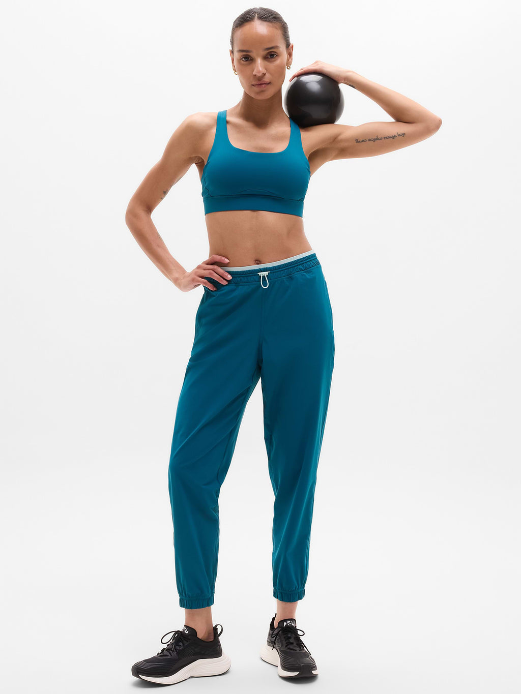 Crosstrain High Rise Jogger - Coastal Teal/Sky