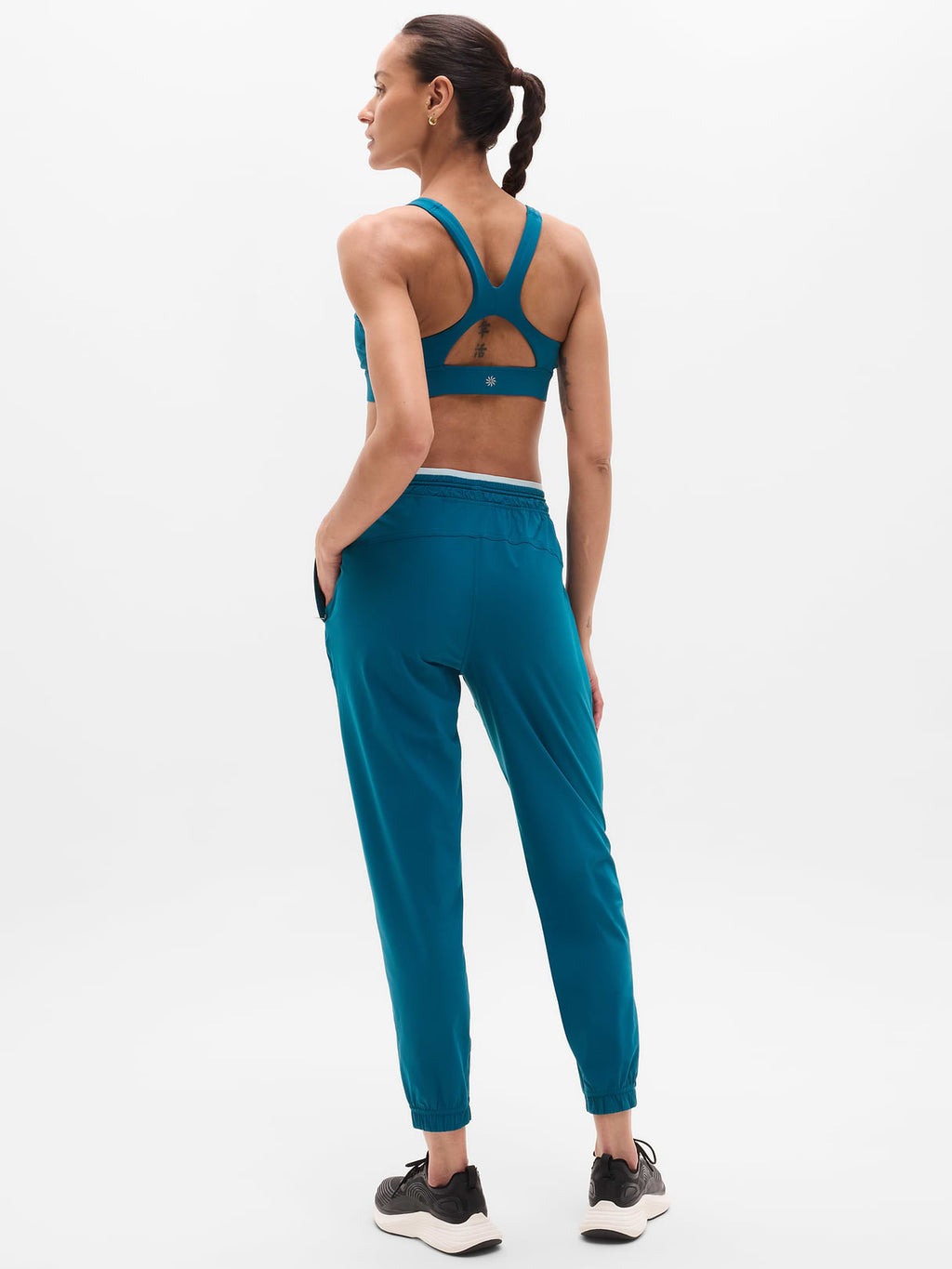 Crosstrain High Rise Jogger - Coastal Teal/Sky