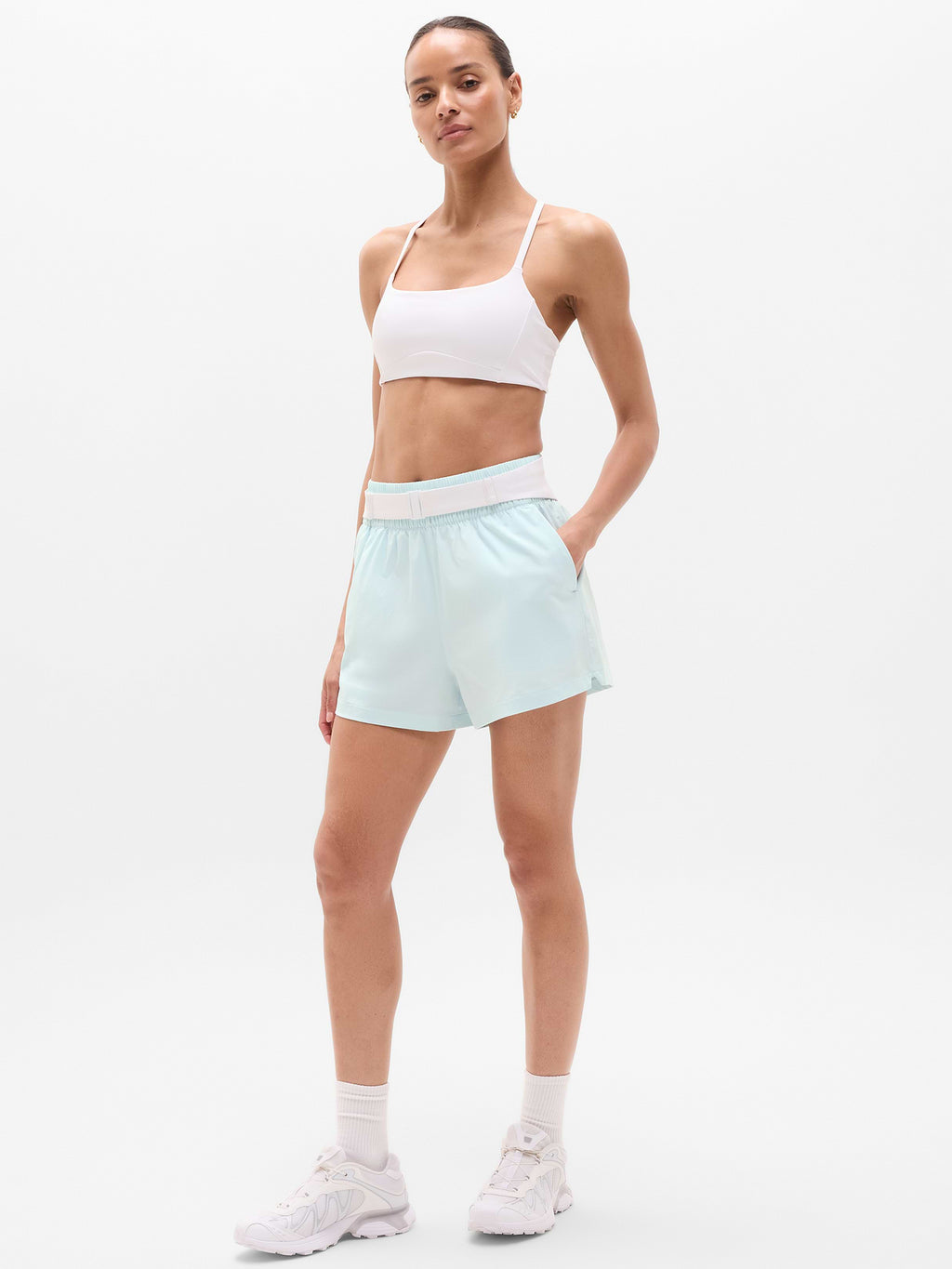 Weekender High Rise 3" Run Short - Sky