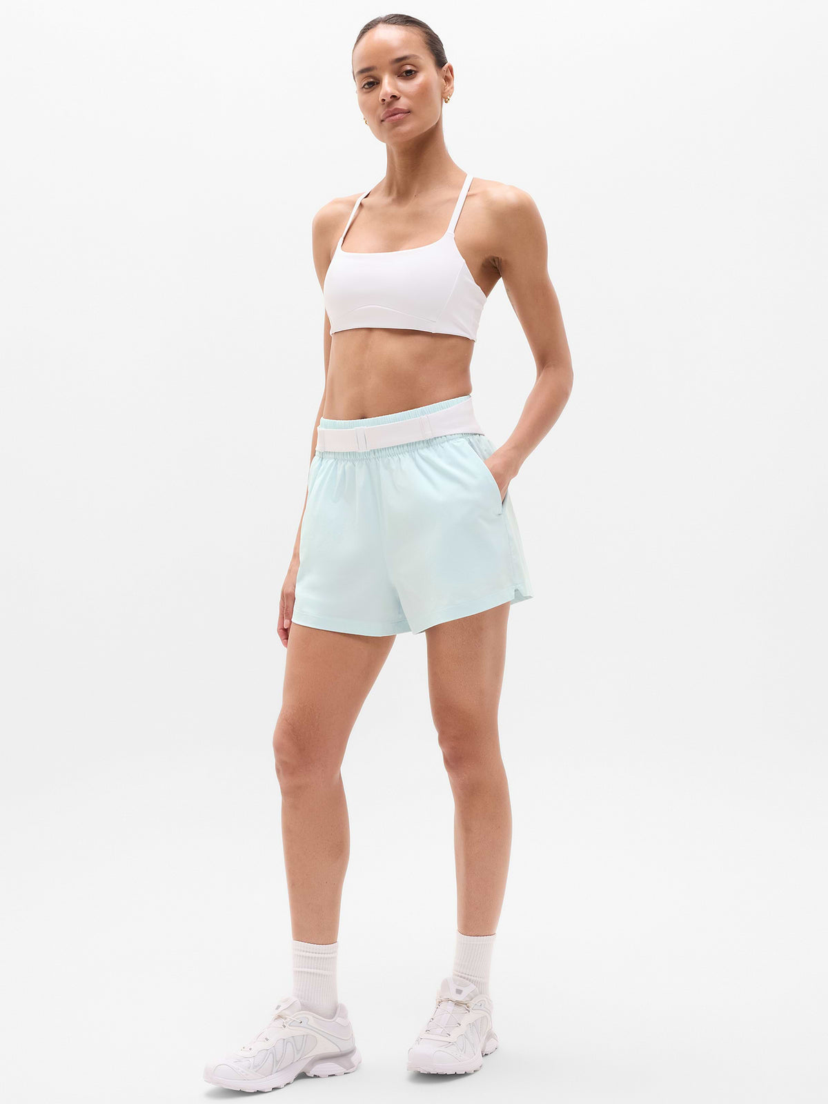 Weekender High Rise 3" Run Short - Sky