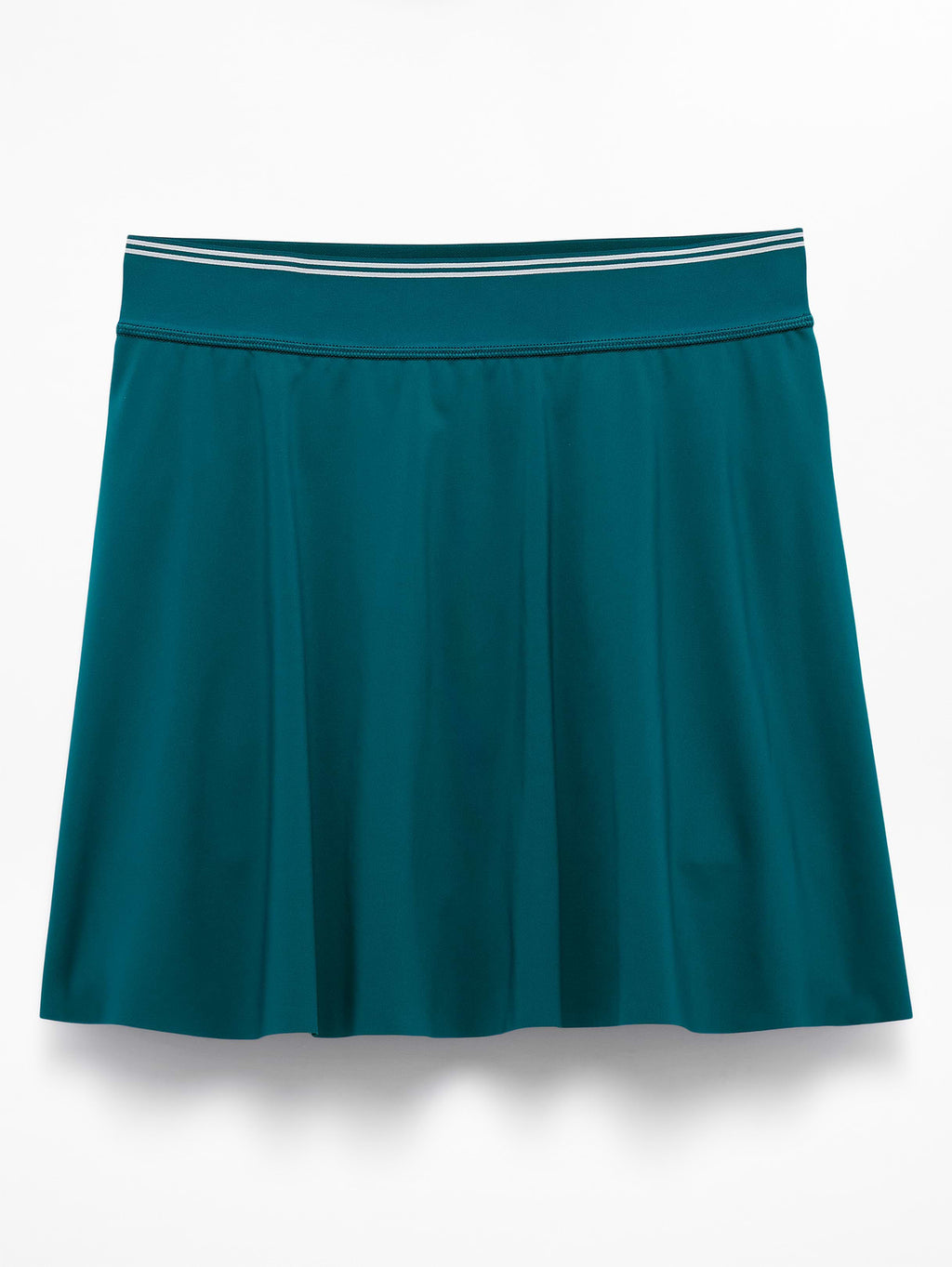 Ace A-Line Tipped 15.5" Skort - Coastal Teal/White