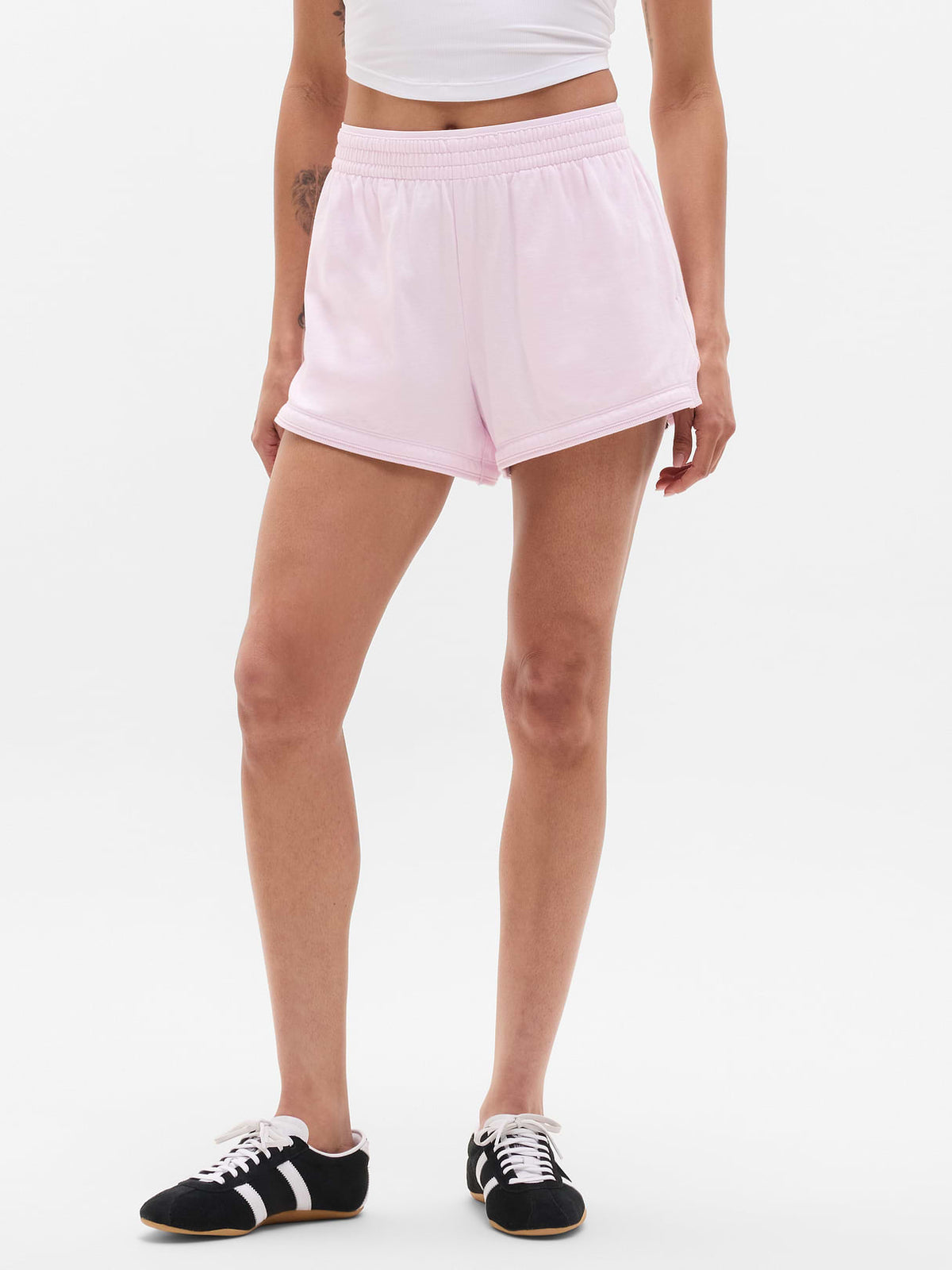 Airy Cotton Terry Shortie - Ballet