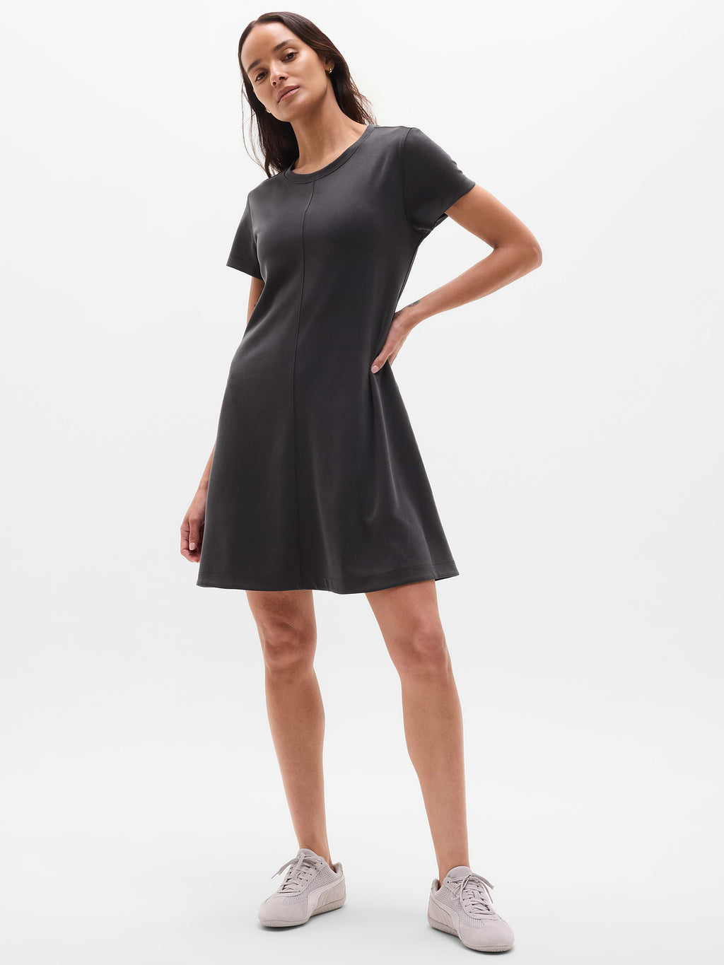 Seasoft Tee Dress - Black