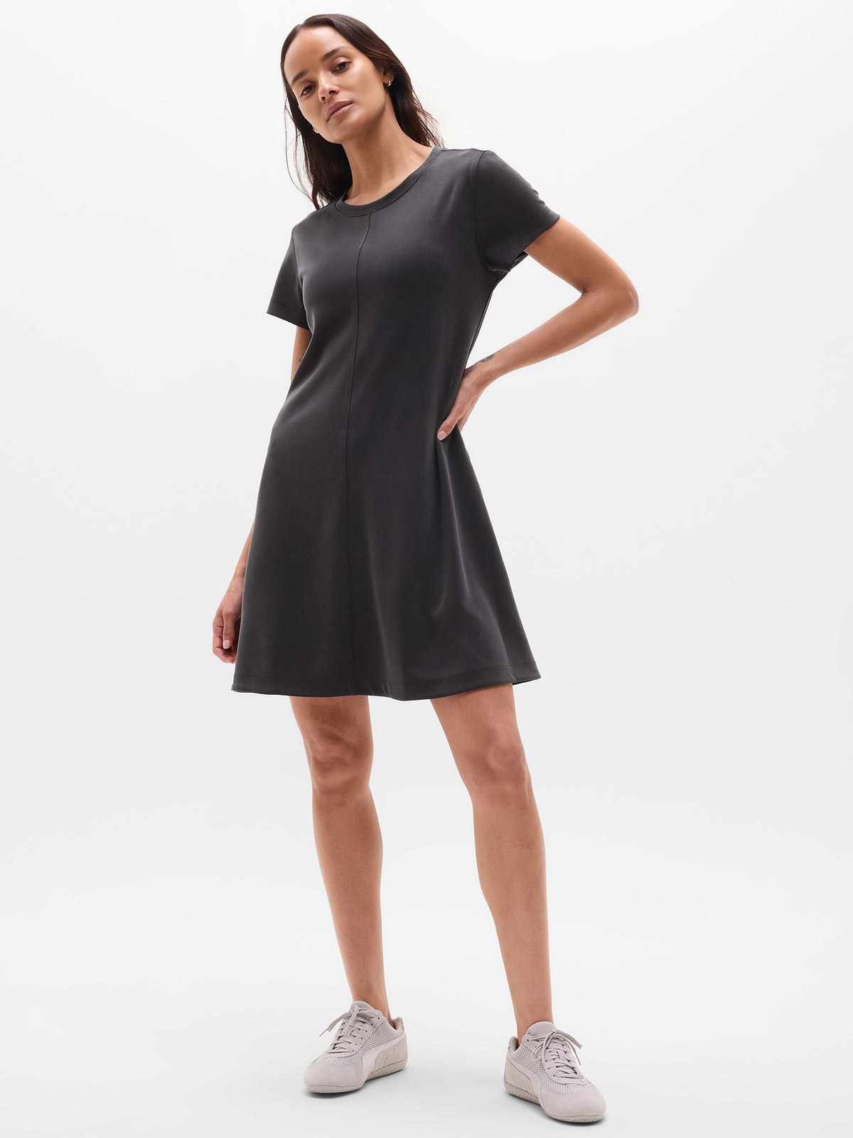 Seasoft Tee Dress - Black